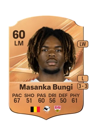 Masanka Bungi - 60 - Rare EA FC 27 card