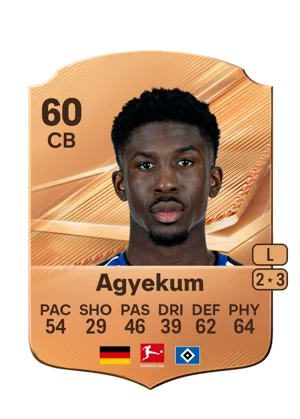 Agyekum - 60 - Rare EA FC 27 card