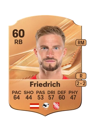 Friedrich - 60 - Rare EA FC 27 card