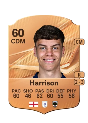 Harrison - 60 - Rare EA FC 27 card