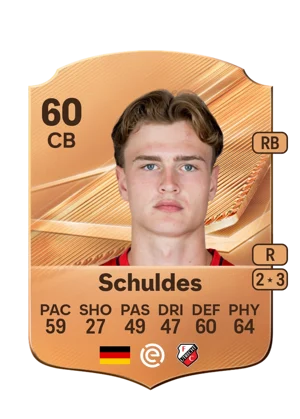Schuldes - 60 - Rare EA FC 27 card