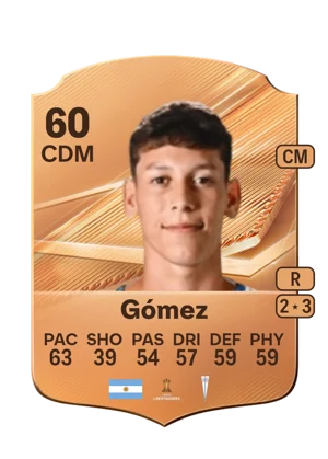 Gómez - 60 - Rare EA FC 27 card
