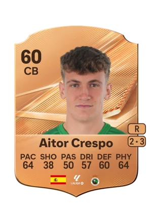 Aitor Crespo - 60 - Rare EA FC 27 card
