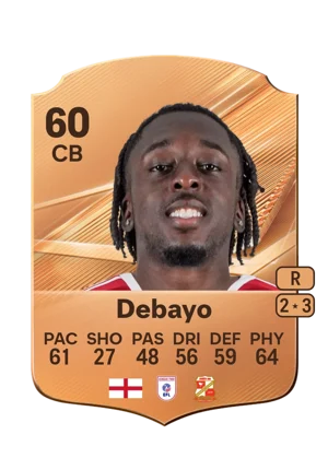 Debayo - 60 - Rare EA FC 27 card