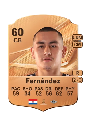 Fernández - 60 - Rare EA FC 27 card