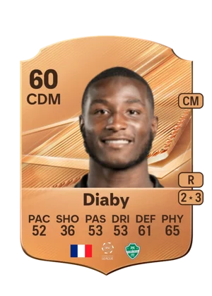 Diaby - 60 - Rare EA FC 27 card