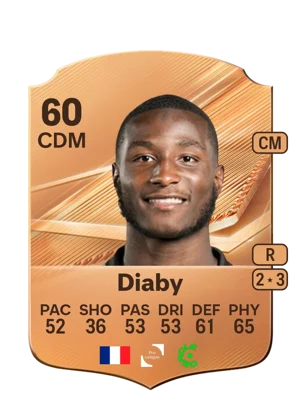 Diaby - 60 - Rare EA FC 27 card