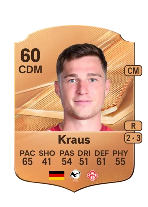 Kraus - 60 - Rare EA FC 27 card