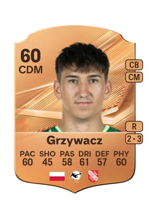 Grzywacz - 60 - Rare EA FC 27 card
