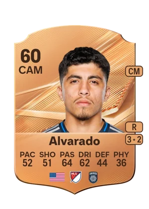 Alvarado - 60 - Rare EA FC 27 card