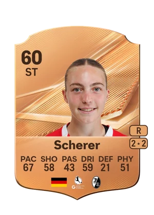 Scherer - 60 - Rare EA FC 27 card