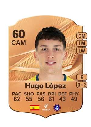 Hugo López - 60 - Rare EA FC 27 card