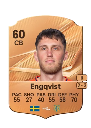 Engqvist - 60 - Rare EA FC 27 card