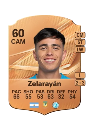 Zelarayán - 60 - Rare EA FC 27 card