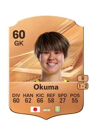 Okuma - 60 - Rare EA FC 27 card