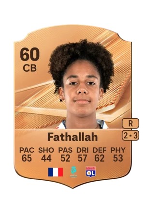 Fathallah - 60 - Rare EA FC 27 card