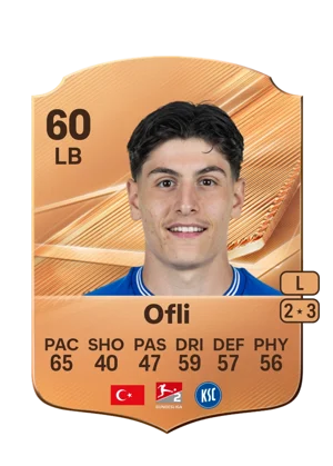 Ofli - 60 - Rare EA FC 27 card