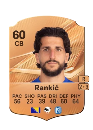Rankić - 60 - Rare EA FC 27 card