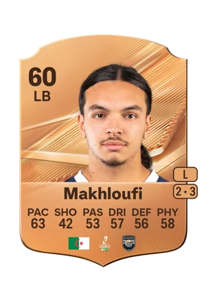 Makhloufi - 60 - Rare EA FC 27 card