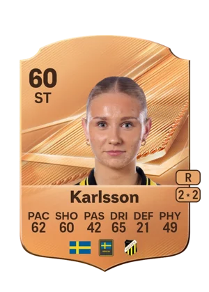 Karlsson - 60 - Rare EA FC 27 card