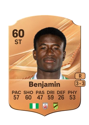 Benjamin - 60 - Rare EA FC 27 card