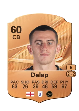 Delap - 60 - Rare EA FC 27 card