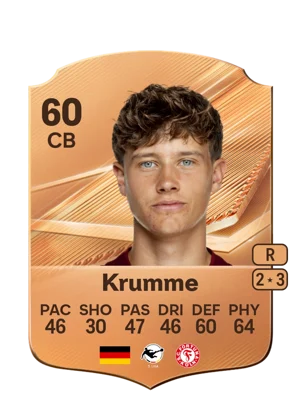 Krumme - 60 - Rare EA FC 27 card
