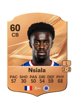 Nsiala - 60 - Rare EA FC 27 card