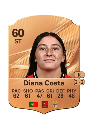 Diana Costa - 60 - Rare EA FC 27 card