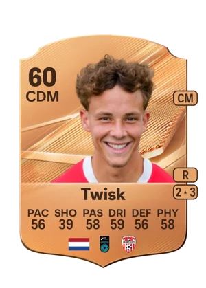 Twisk - 60 - Rare EA FC 27 card
