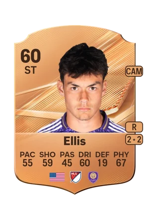 Ellis - 60 - Rare EA FC 27 card