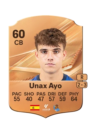 Unax Ayo - 60 - Rare EA FC 27 card
