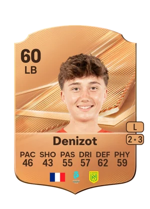 Denizot - 60 - Rare EA FC 27 card