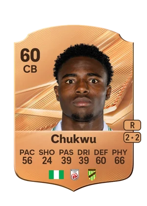Chukwu - 60 - Rare EA FC 27 card