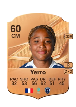 Yerro - 60 - Rare EA FC 27 card