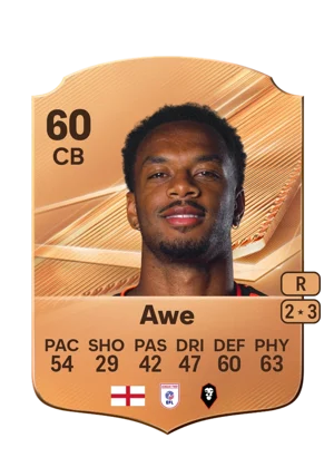 Awe - 60 - Rare EA FC 27 card