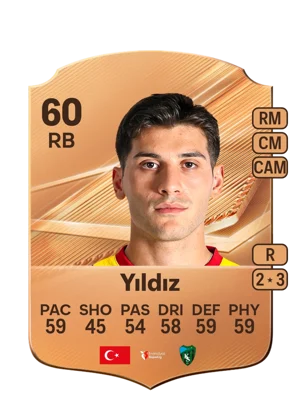 Yıldız - 60 - Rare EA FC 27 card