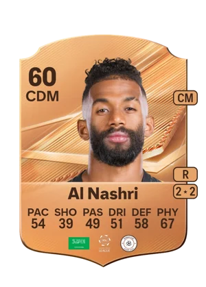 Al Nashri - 60 - Rare EA FC 27 card
