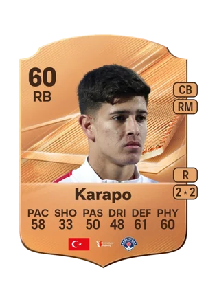 Karapo - 60 - Rare EA FC 27 card