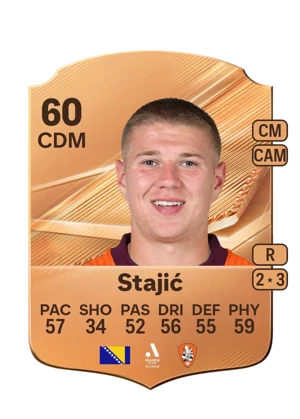 Stajić - 60 - Rare EA FC 27 card