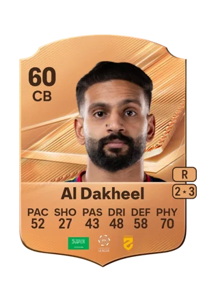 Al Dakheel - 60 - Rare EA FC 27 card