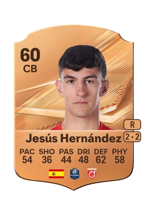 Jesús Hernández - 60 - Rare EA FC 27 card