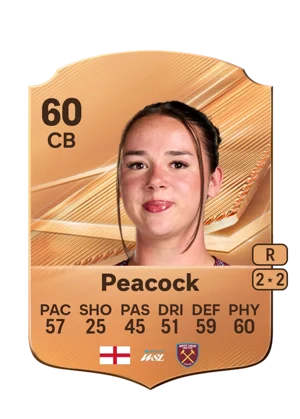 Peacock - 60 - Rare EA FC 27 card