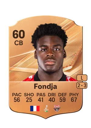 Fondja - 60 - Rare EA FC 27 card