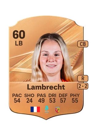 Lambrecht - 60 - Rare EA FC 27 card