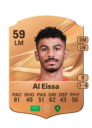 Al Eissa - 59 - Rare EA FC 27 card