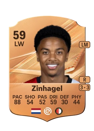 Zinhagel - 59 - Rare EA FC 27 card