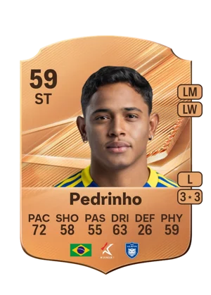 Pedrinho - 59 - Rare EA FC 27 card