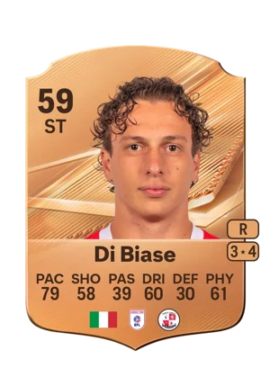 Di Biase - 59 - Rare EA FC 27 card