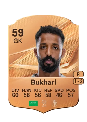 Bukhari - 59 - Rare EA FC 27 card